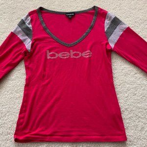 Red Bebe Top - Size S